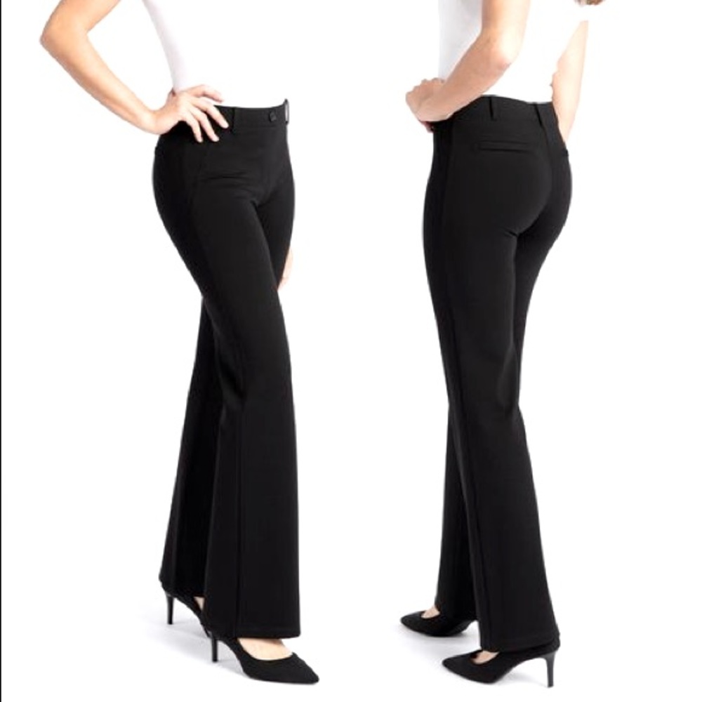 Betabrand Dress Pant Yoga Pants Boot-Cut